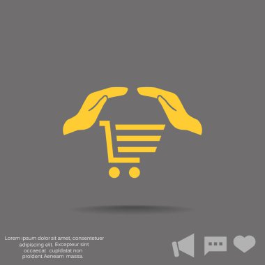 el ve alışveriş sepeti