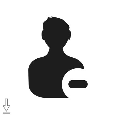 ilgili kişi web simge Sil.