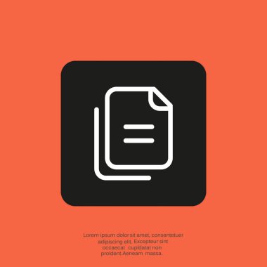 Dosyaları veya belgeleri web simgesi