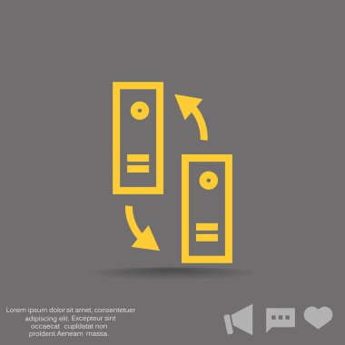 Bilgi değişimi simgesi