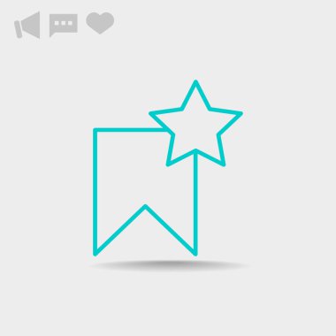 Yıldız etiket web simgesi