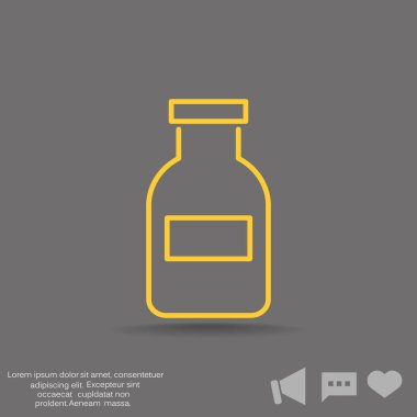 Tıp şişe web simgesi