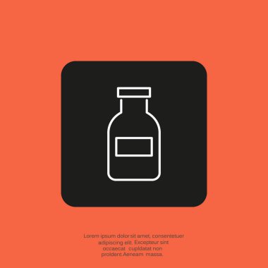 Tıp şişe web simgesi