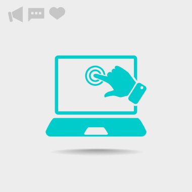 Dokunmatik ekran web simgesi