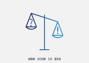 ölçekler web simgesi. 