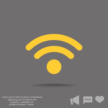 Kablosuz dalgalar web simgesi