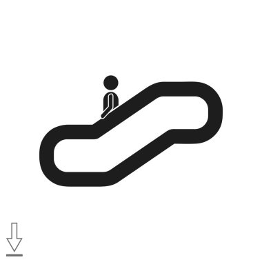 Yürüyen merdiven web simgesi