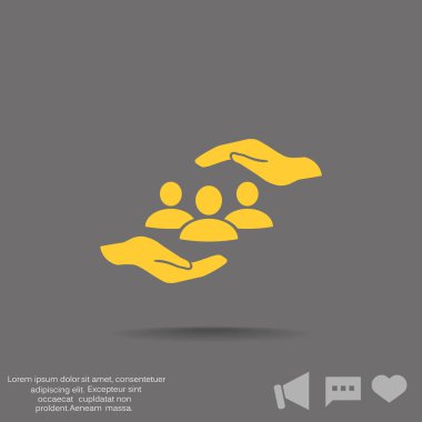 İnsanlar ve eller grup