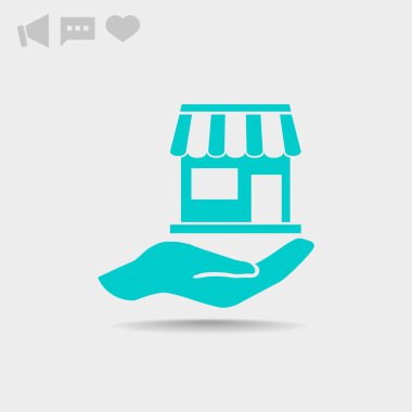 Dükkanı web simgesi. 