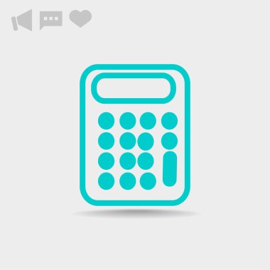 hesap makinesi web simgesi. 