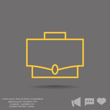 Evrak Çantası'nı basit simgesi