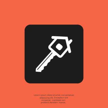 Basit anahtar web simgesi