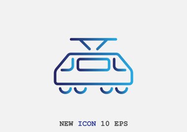 Basit tramvay simgesi