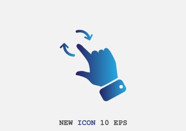 Dokunmatik ekran web simgesi