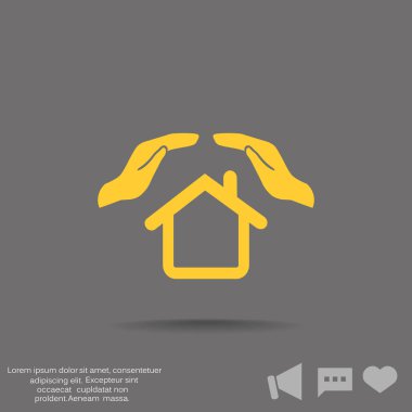 sigorta web simgesi.