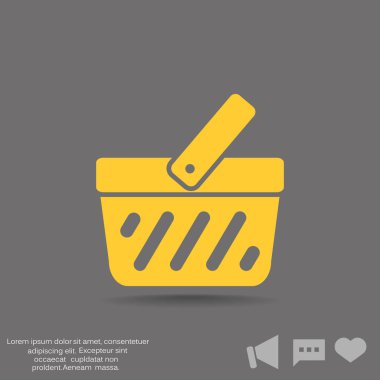 Alışveriş sepeti simgesi