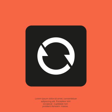 döndürme oklarını daire