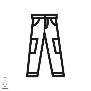 pantolon web simgesi