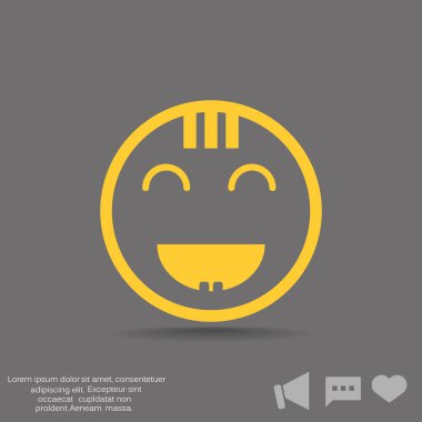 mutlu çocuk web simgesi