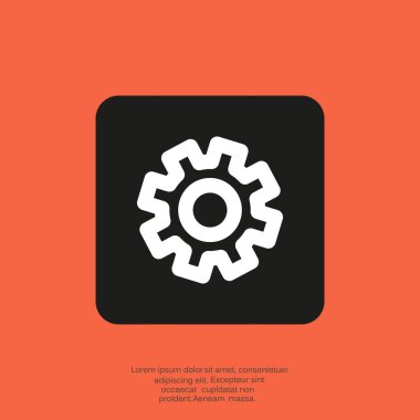 Tek yönlü dişli basit simgesini