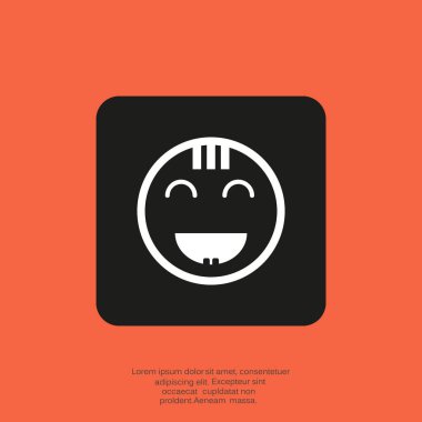 mutlu çocuk web simgesi