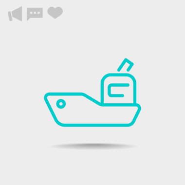 Kargo gemisi simgesi