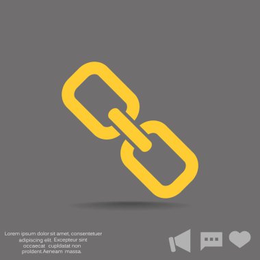 basit zincir simgesi