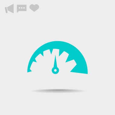 Basit hız göstergesi web simgesi