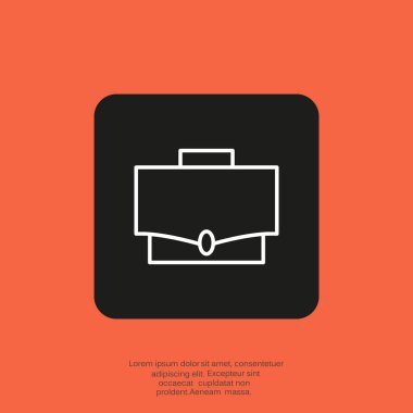 Evrak Çantası'nı basit simgesi