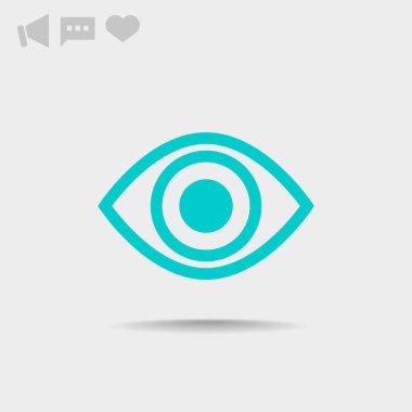 göz web simgesi.