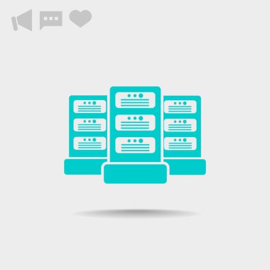 Veri sunucuları web simgesi