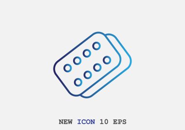 Bandaj sıva basit web simgesi