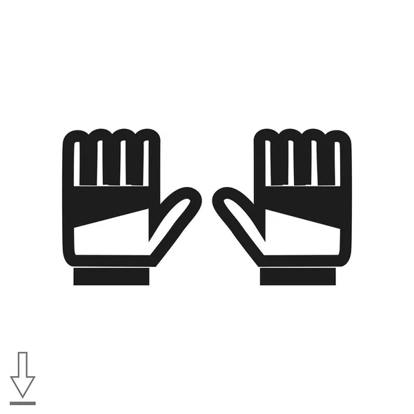Εικονίδιο web γάντια — Διανυσματικό Αρχείο