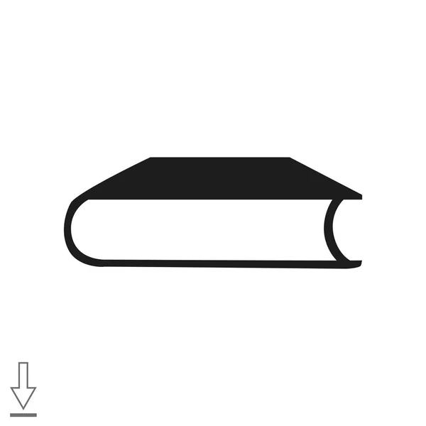 Livro Flat Icon — Vetor de Stock