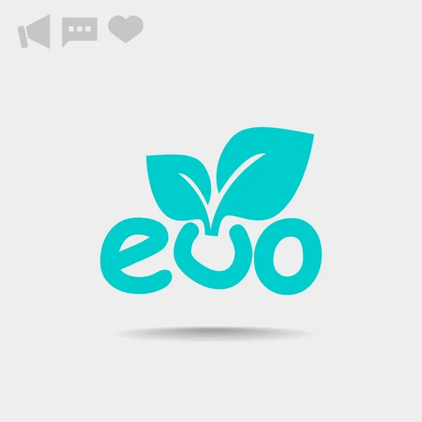 Eco web pictogram. — Stockvector