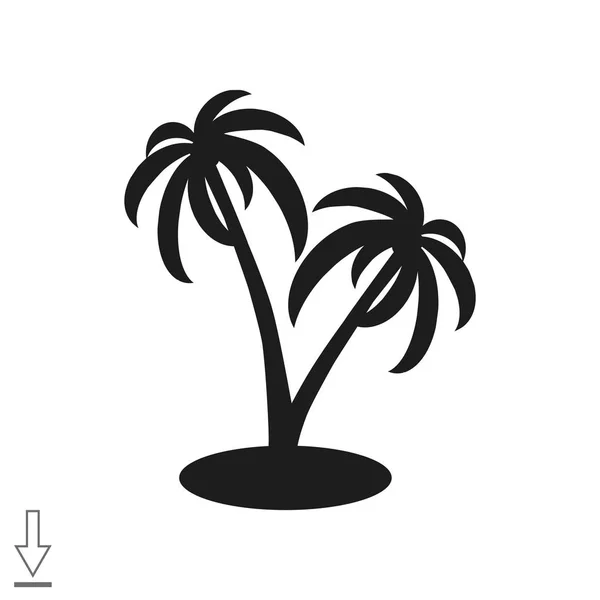 Palmen Web-Ikone — Stockvektor