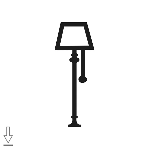Лампа web значок . — стоковий вектор