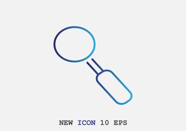 Basit büyüteç simgesini