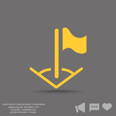 Köşe bayrak simgesi