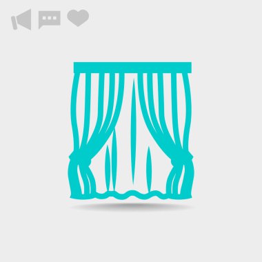 Perdeleri web simgesi.