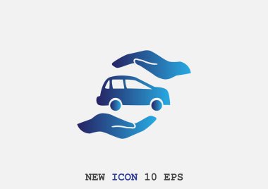 Araba sigorta web simgesi.