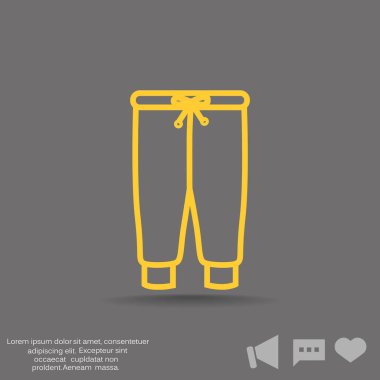 pantolon web simgesi