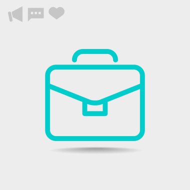 Evrak Çantası'nı basit simgesi