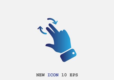 Dokunmatik ekran web simgesi