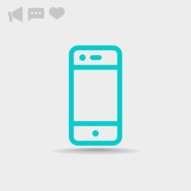 Basit akıllı telefon simgesi