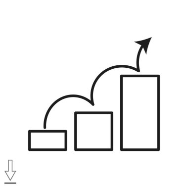 ölçek web simge üzerindeki oku. Vektör tasarımı