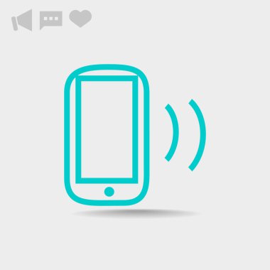 Basit akıllı telefon simgesi