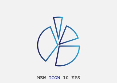 Yüzde kavramı yuvarlak web simgesi