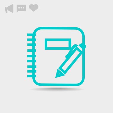 Not defteri üzerine kalem