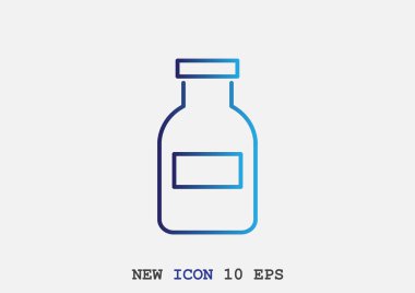 Tıp şişe web simgesi